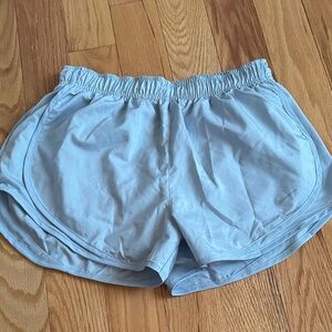 Nike Women's Sky Blue Athletic Shorts